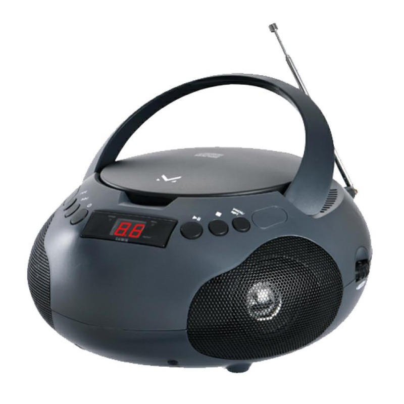 LETTORE CD PORTATILE MAJESTIC RADIO FM STESSO AUX IN. 102164 BK