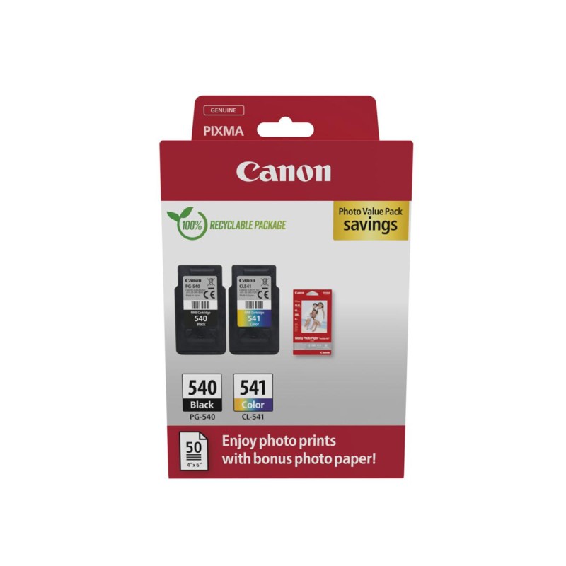CANON VALUE PACK PG540/CL541+ CARTA