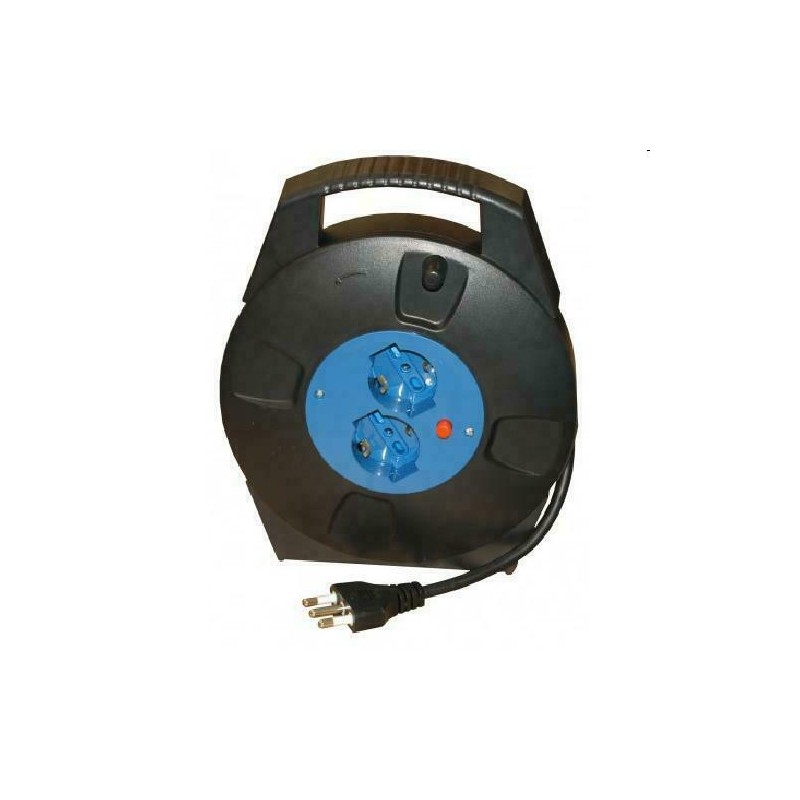 PROLUNGA MACHPOWER AVVOLGICAVO 5M 2 SCHUKO/10-16A SPINA ITA 16A