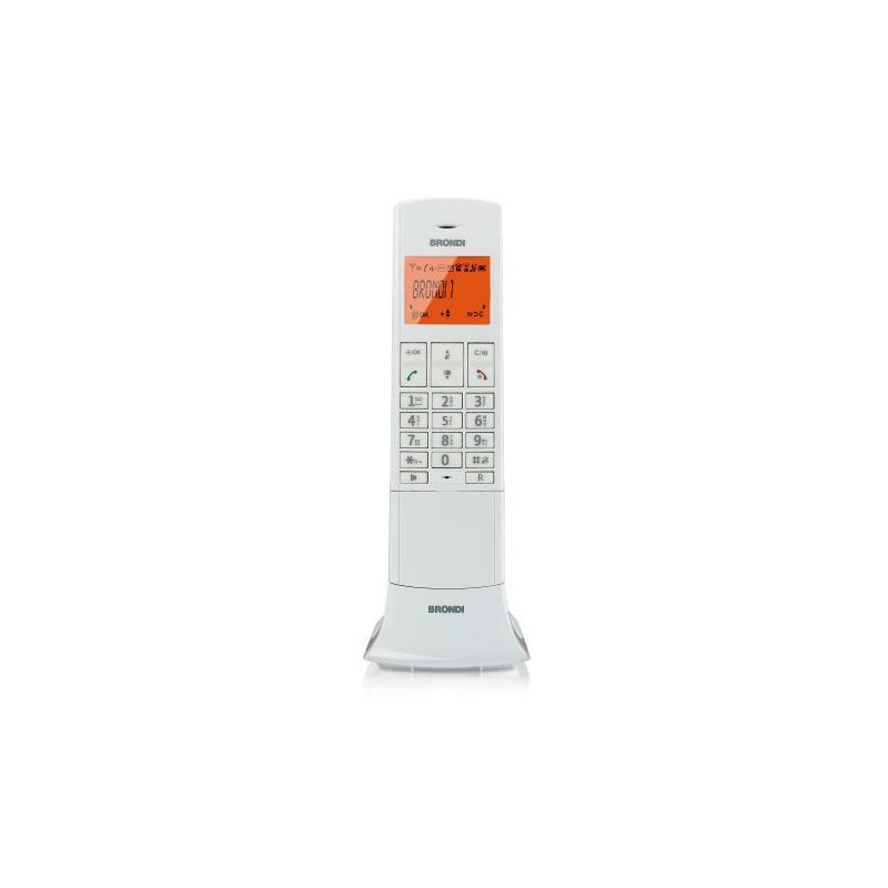 TELEFONO CORDLESS BRONDI LEMURE BIANCO