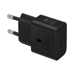 CARICABATTERIA SAMSUNG 25W SUPER FAST CHARGE USB TYPE-C BLACK
