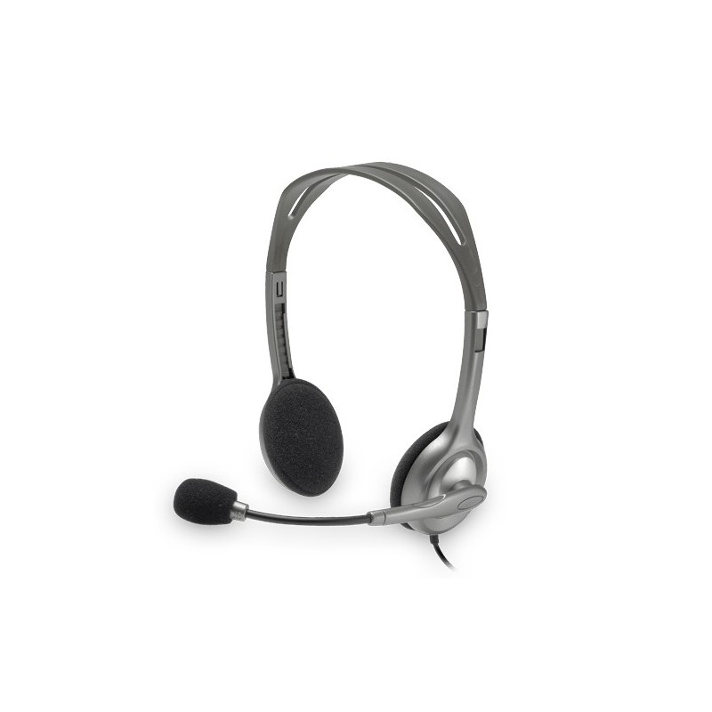 LOGITECH HEADSET H110 SILVER 3.5MM