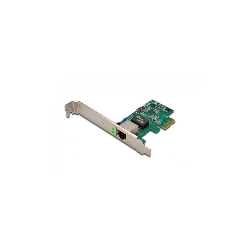 SCHEDA DI RETE DIGITUS PCI-E CON STAFFA LOW DN101301