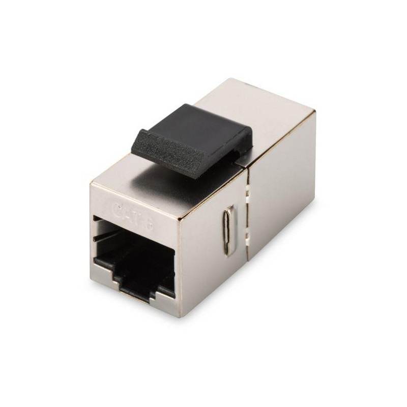 ADATTATORE PASSANTE DIGITUS 2X8 POLI RJ45 SCHERM. CAT.6 GANCI P.