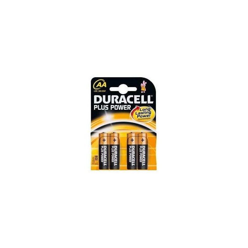 DURACELL BLISTER 4 BATTERIE STILO PLUS POWER AA LR6