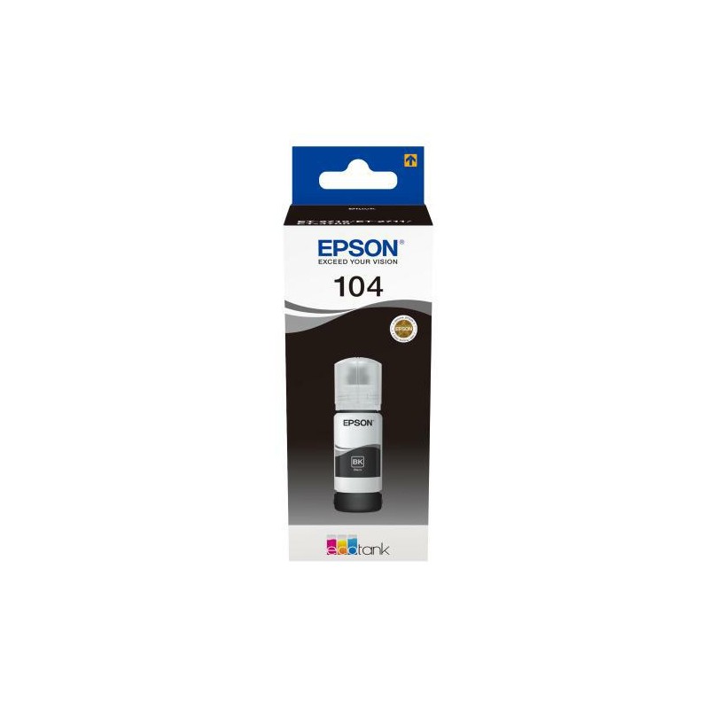 EPSON 104 ECOTANK ET2710 ET2720 ET4700 ET4750 BLACK