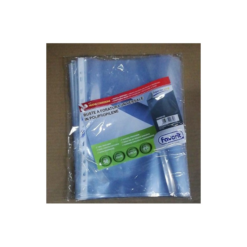 BUSTE FORATE 22X30 FAVORIT SUPERIOR BUCCIA D'ARANCIA CF.50PZ