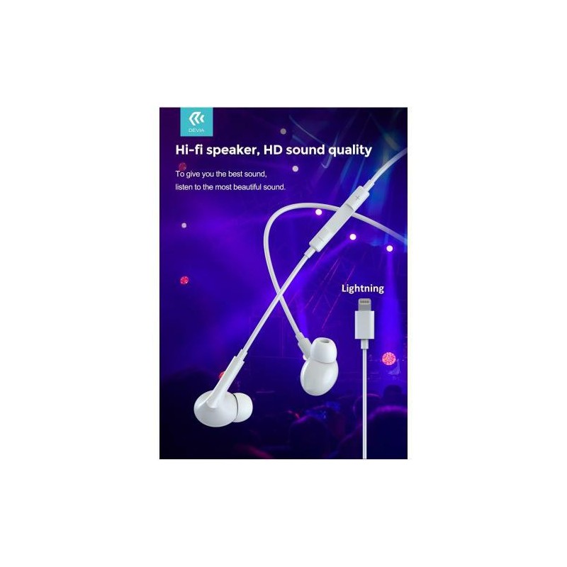 DEVIA AURICOLARE SMART PER IPHONE LIGHTNING BLUETOOTH