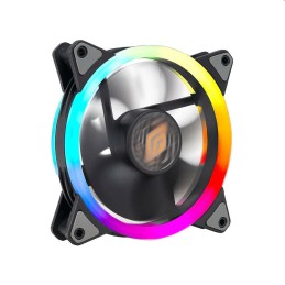 VENTOLA NOUA LIPS BLACKRGB RAINBOW DUAL HALO 120M 16LED