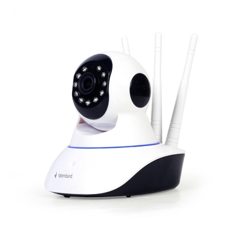 TECHMADE GEMBIRD CAM WIFI FULL HD ROTANTE,BIANCA H265