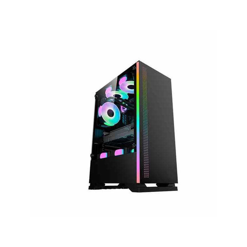 CASE GAMING MACH POWER 1*FAN ARGB 3*USB GLASS PANEL