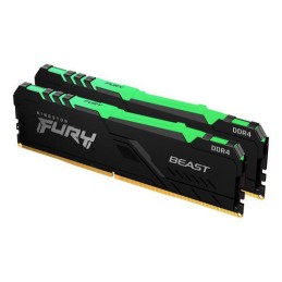 DIMM KINGSTON DDR4 16GBKIT (2*8GB) 3600MHZ FURY BEAST RGB