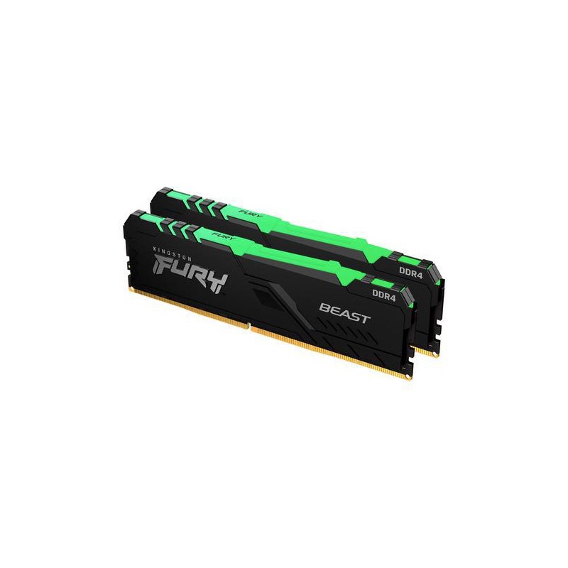 DIMM KINGSTON DDR4 16GBKIT (2*8GB) 3600MHZ FURY BEAST RGB