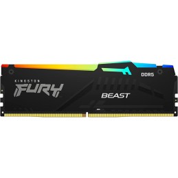 DIMM KINGSTON DDR5 16GB5200MHZ FURY BEAST RGB