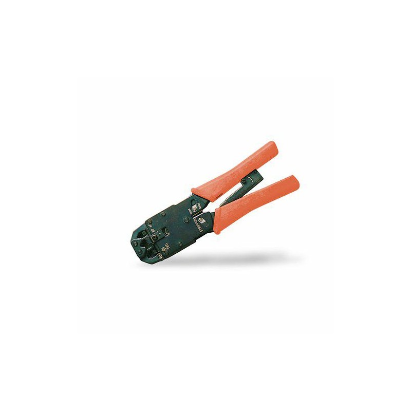 PINZA UNIVERSALE X CRIMPARE CONNETTORI 4,6,8POLI RJ11/RJ12/RJ45