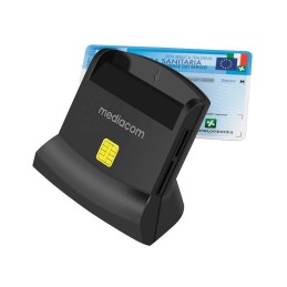LETTORE SMART CARD MEDIACOM USB 2.0 + MICRO SD/SD MMC