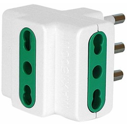 ADATTATORE TRIPLO SPINA 16A 2P+T