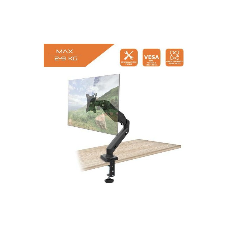 TECHMADE STAFFA TV DA SCRIVANIA DA 10"A 27