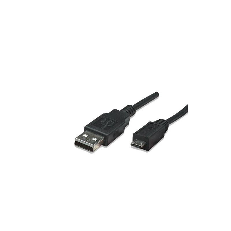CAVO MICRO USB MACHPOWER 2.0 AM/MICRO B NERO 1.8MT CV-USB-001