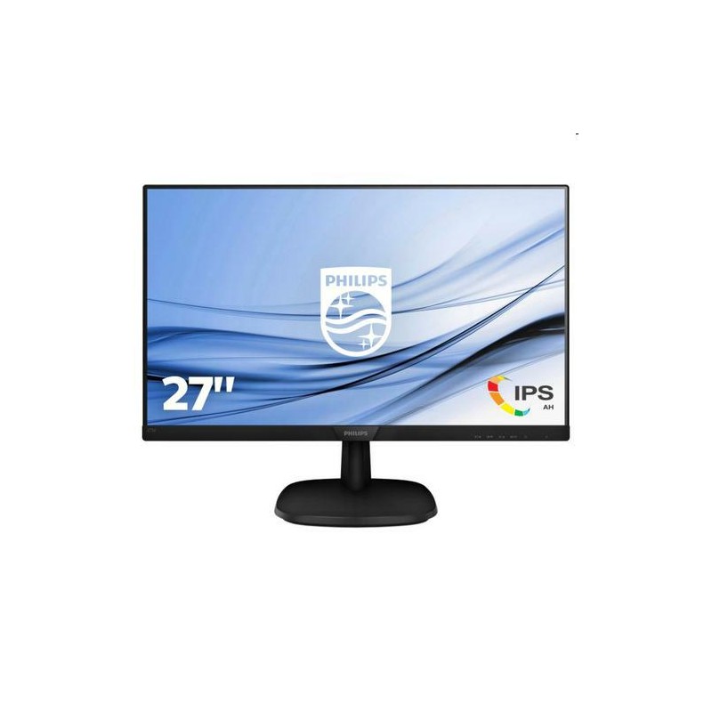 MONITOR PHILIPS 27" IPSFHD VGA/DVI/HDMI