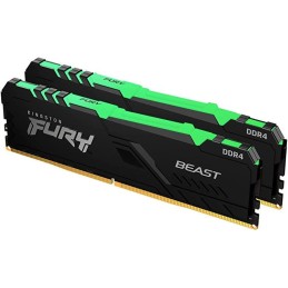 DIMM KINGSTON DDR4 32GBKIT (2*16GB) 3200MHZ FURY BEAST RGB