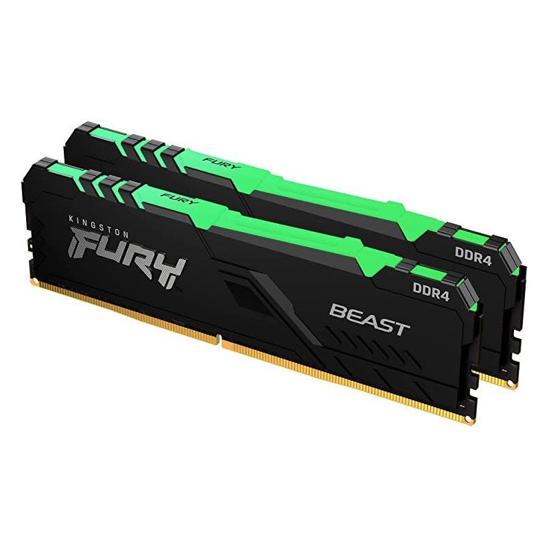 DIMM KINGSTON DDR4 32GBKIT (2*16GB) 3200MHZ FURY BEAST RGB
