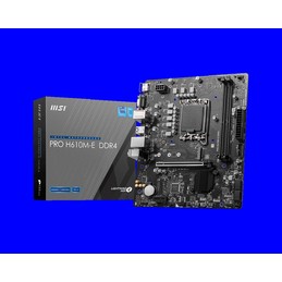 MB MSI PRO H610M-E SKT1700 *14/13/12 GEN.* DDR4 M.2 U3.2 HDMI