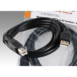 CAVO USB2.0 XTREME PER STAMPANTE USB A-B M/M 5MT