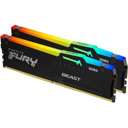 DIMM KINGSTON DDR5 32GBKIT (2*16GB) 5600MHZ FURY BEAST RGB