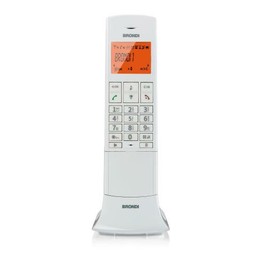 TELEFONO CORDLESS BRONDI LEMURE BIANCO