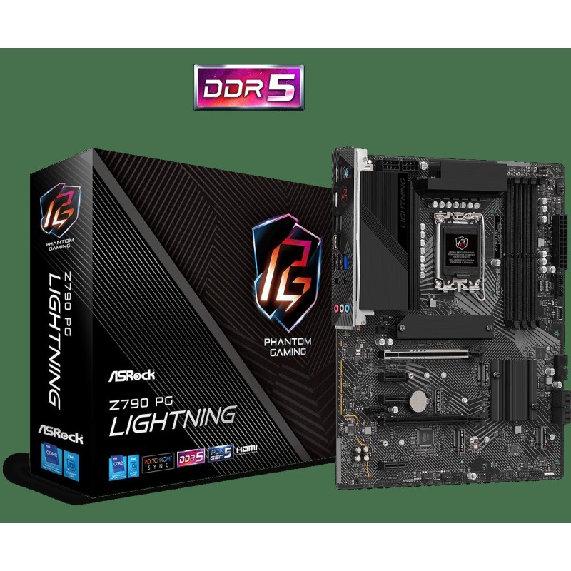 MB ASROCK Z790 PG LIGHTNING DDR5 SKT1700 *12/13GEN* M.2 USB3 2.5