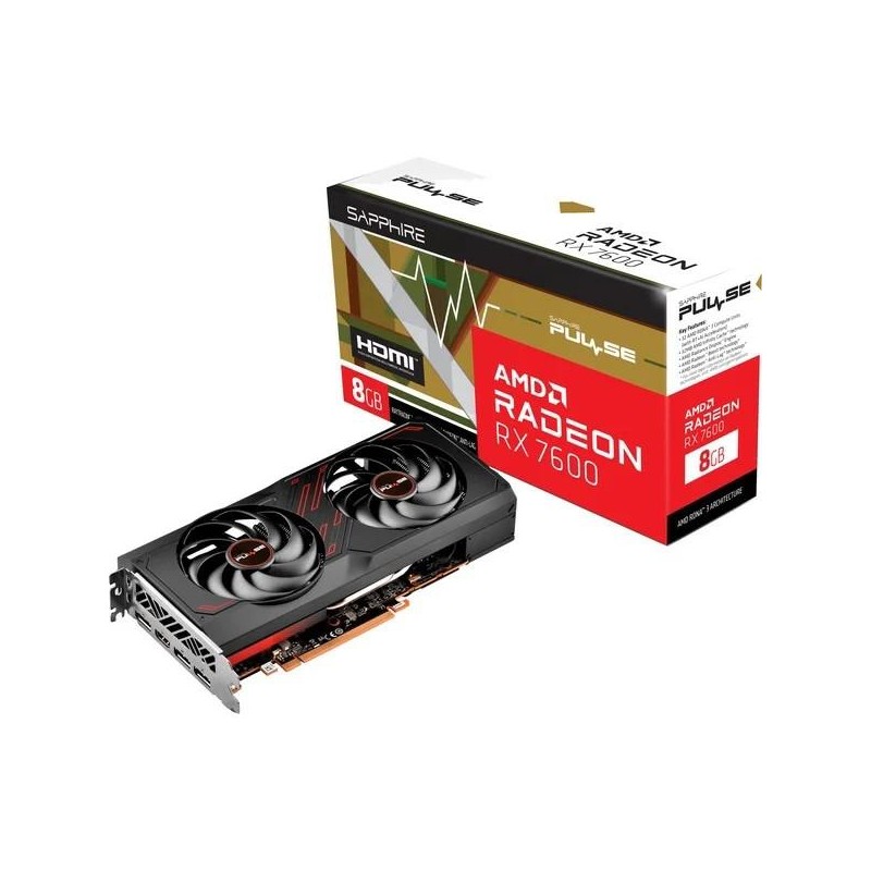 VGA SAPPHIRE RX 7600 XT8GB GAMING GDDR6