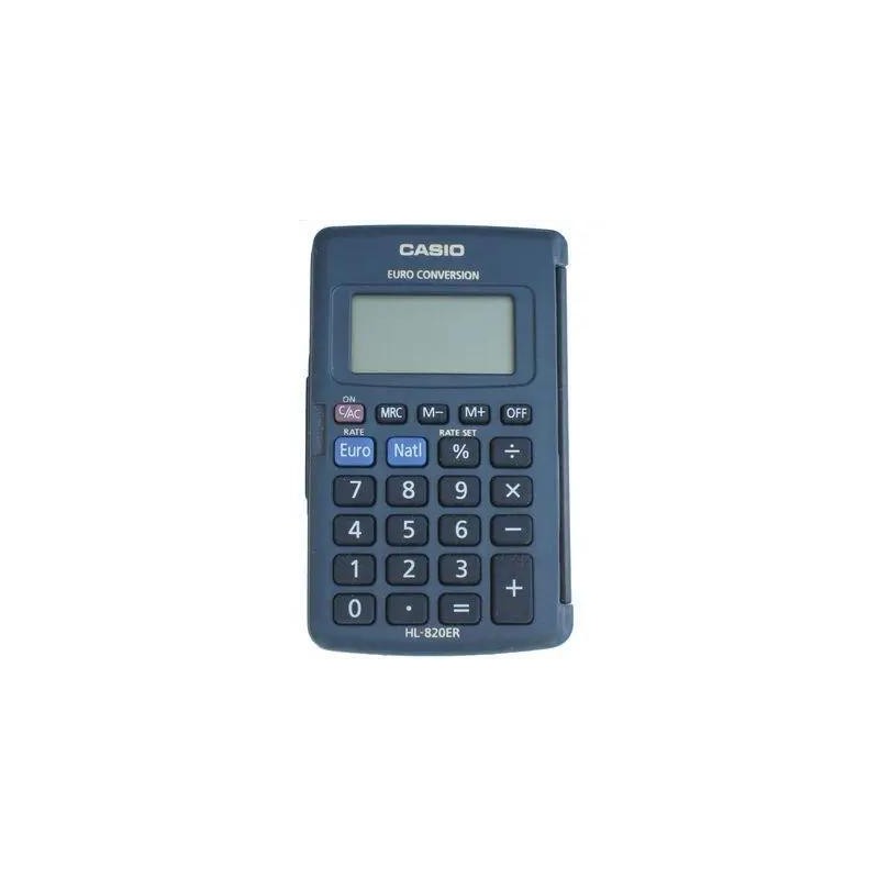 CALCOLATRICE CASIO TASCABILE/PORTATILE 8 CIFRE NERA