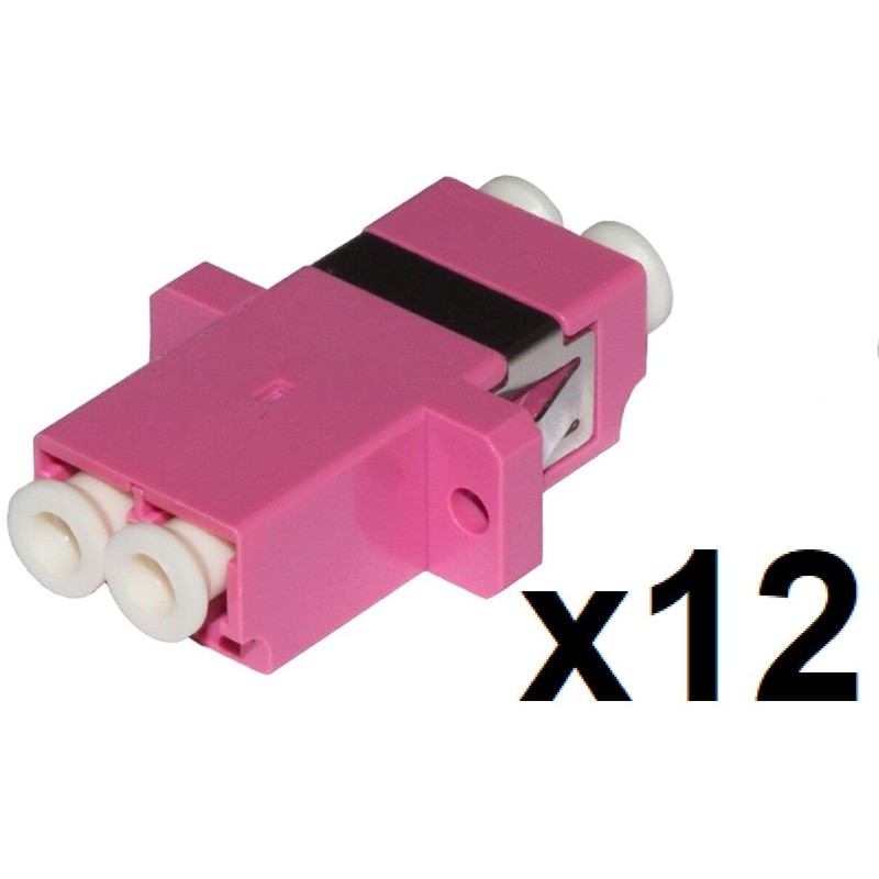 LINK ADATTATORE FIBRA OTTICA LC/LC MULTIM. DUPLEX OM4 *CF.12PZ*