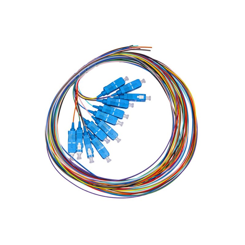LINK SET 12 CAVI PIGTAIL FIBRA OTT.COLORATI CONN.SC SING.SIM 2MT