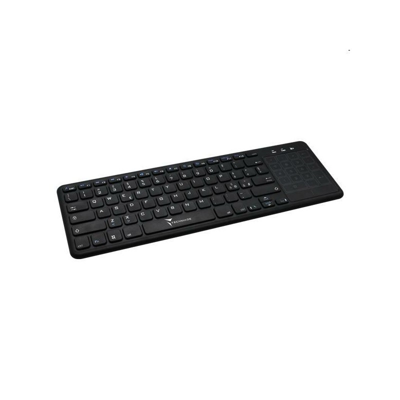 TASTIERA TECHMADE WIRELESS CON TOUCHPAD PER PC E SMART TV