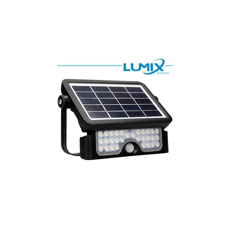 LUMIX SPACE FARETTO SOLARE LED SENZA FILI 500LM CON SENSORE