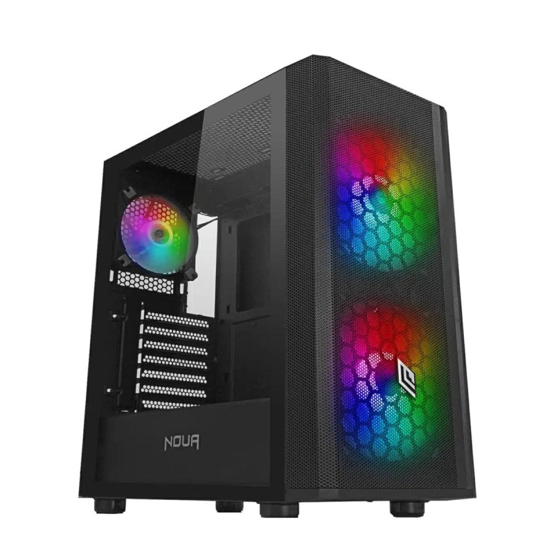 CASE NOUA ORIZON M101 BLACK MID U3 ARGB SIDE G.CS0223AG-M101K939